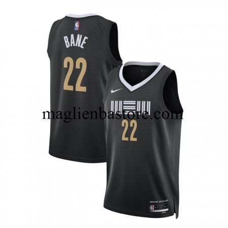 Maglia NBA Memphis Grizzlies Desmond Bane 22 Nike 2023-2024 City Edition Nero Swingman - Uomo